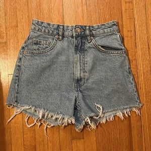 Light Wash Denim Shorts